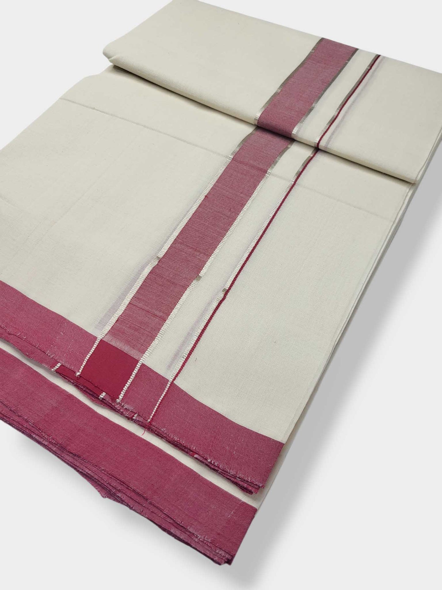 Balaramapuram Handloom Double Mundu Pure Cotton