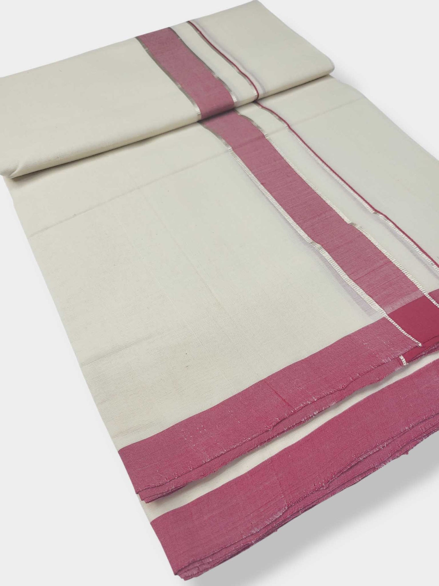 Balaramapuram Handloom Double Mundu Pure Cotton