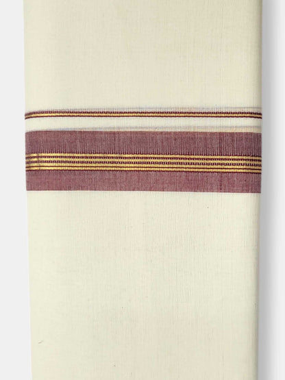 Balaramapuram Handloom Double Mundu Pure Cotton