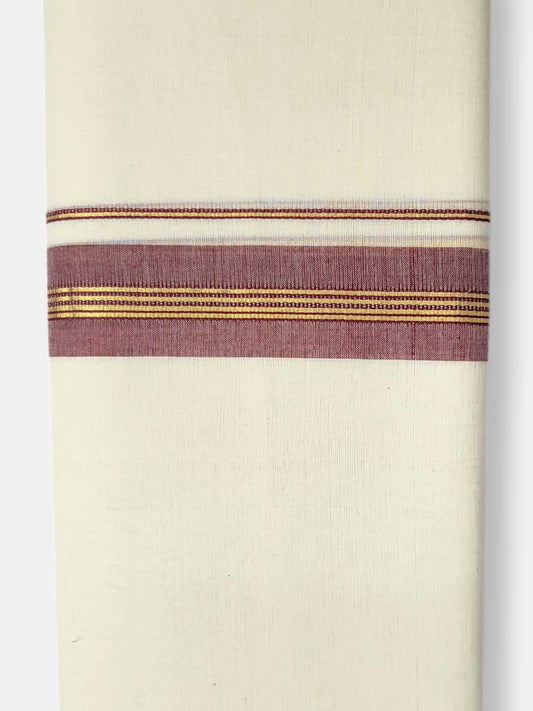 Balaramapuram Handloom Double Mundu Pure Cotton