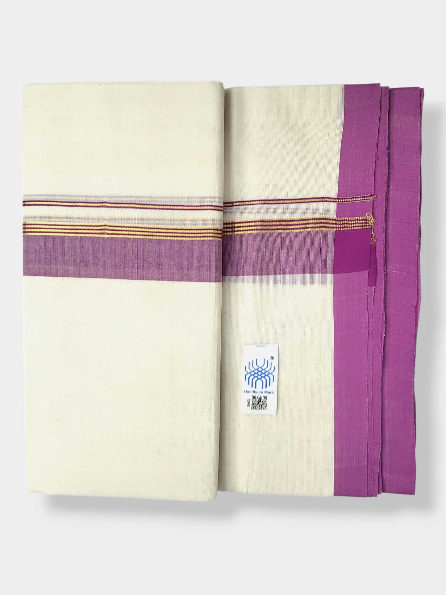 Balaramapuram Handloom Double Mundu Pure Cotton
