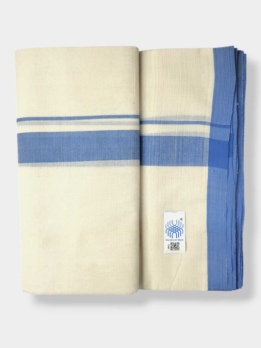 Balaramapuram Handloom Double Mundu Pure Cotton