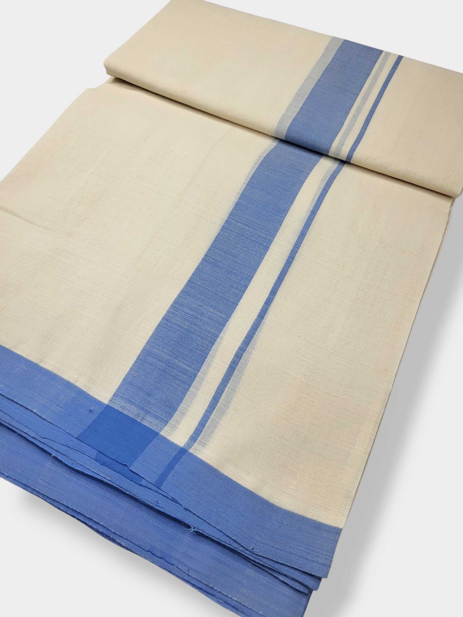 Balaramapuram Handloom Double Mundu Pure Cotton
