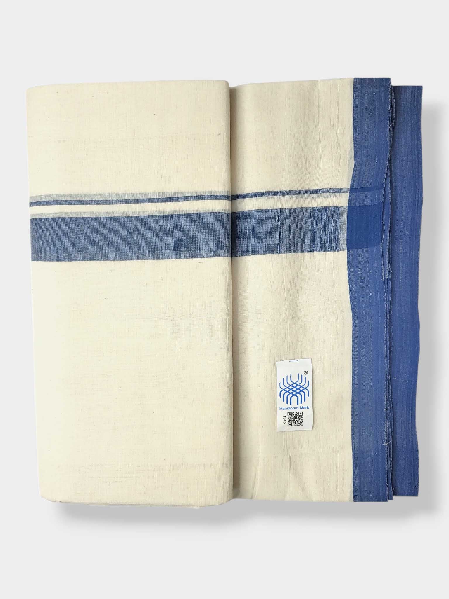 Balaramapuram Handloom Double Mundu Pure Cotton