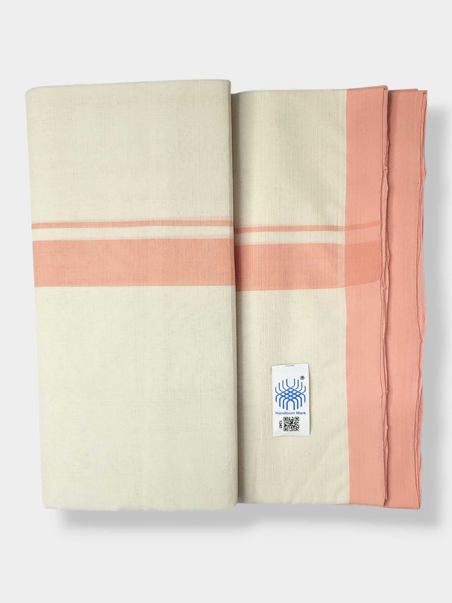 Balaramapuram Handloom Double Mundu Pure Cotton