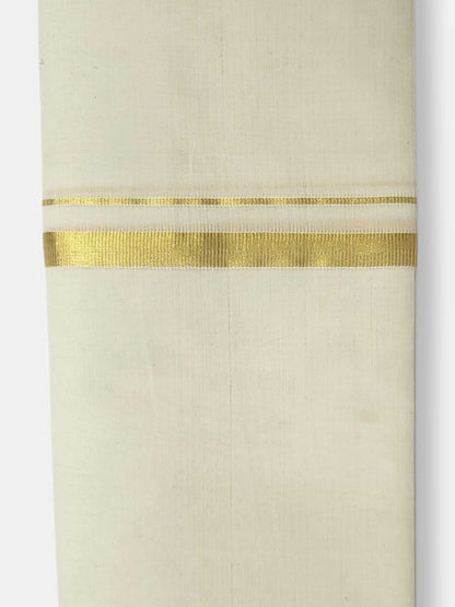 Balaramapuram Handloom Double Mundu Pure Cotton