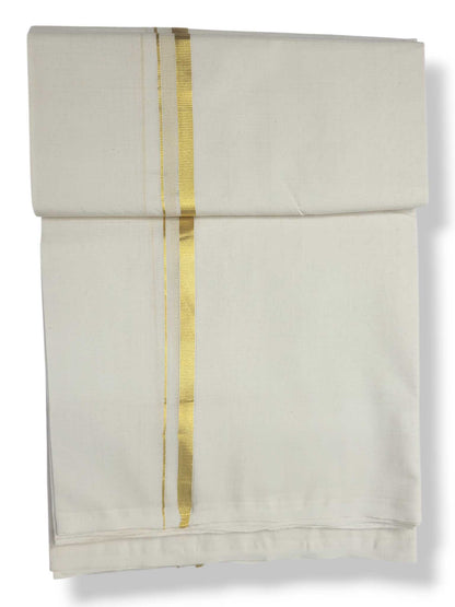 Balaramapuram Handloom Double Mundu Pure Cotton