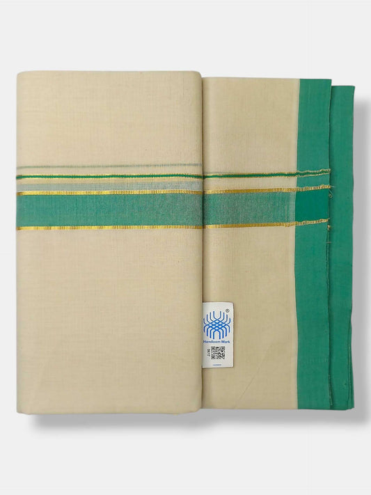 Kerala Balaramapuram Pure Cotton Handloom Mundu/Dhoti