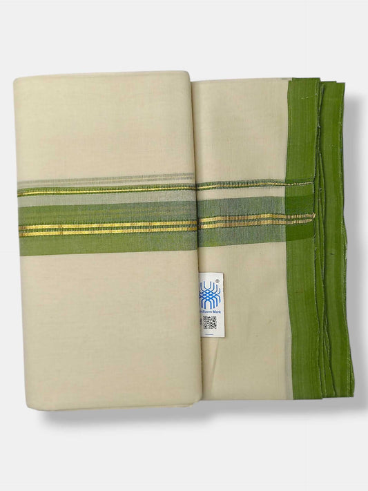 Kerala Balaramapuram Pure Cotton Handloom Mundu/Dhoti