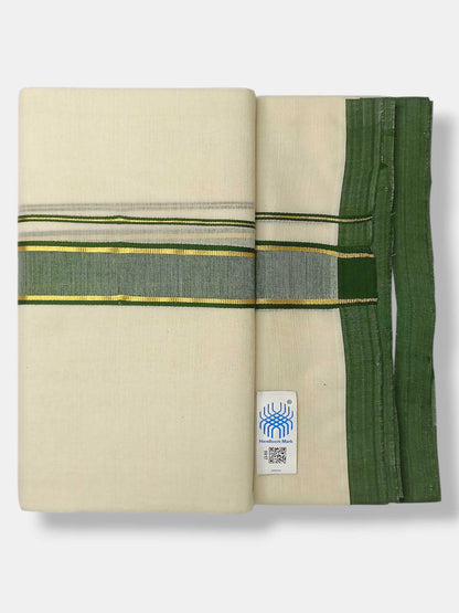 Kerala Balaramapuram Pure Cotton Handloom Mundu/Dhoti
