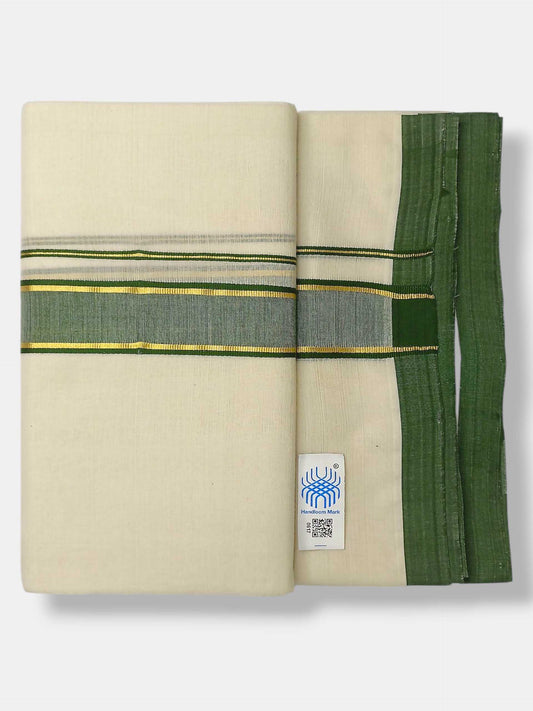 Kerala Balaramapuram Pure Cotton Handloom Mundu/Dhoti