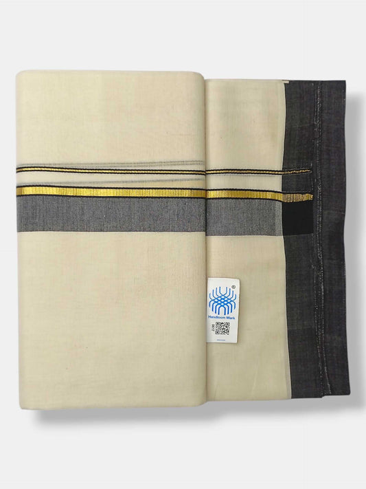 Kerala Balaramapuram Pure Cotton Handloom Mundu/Dhoti