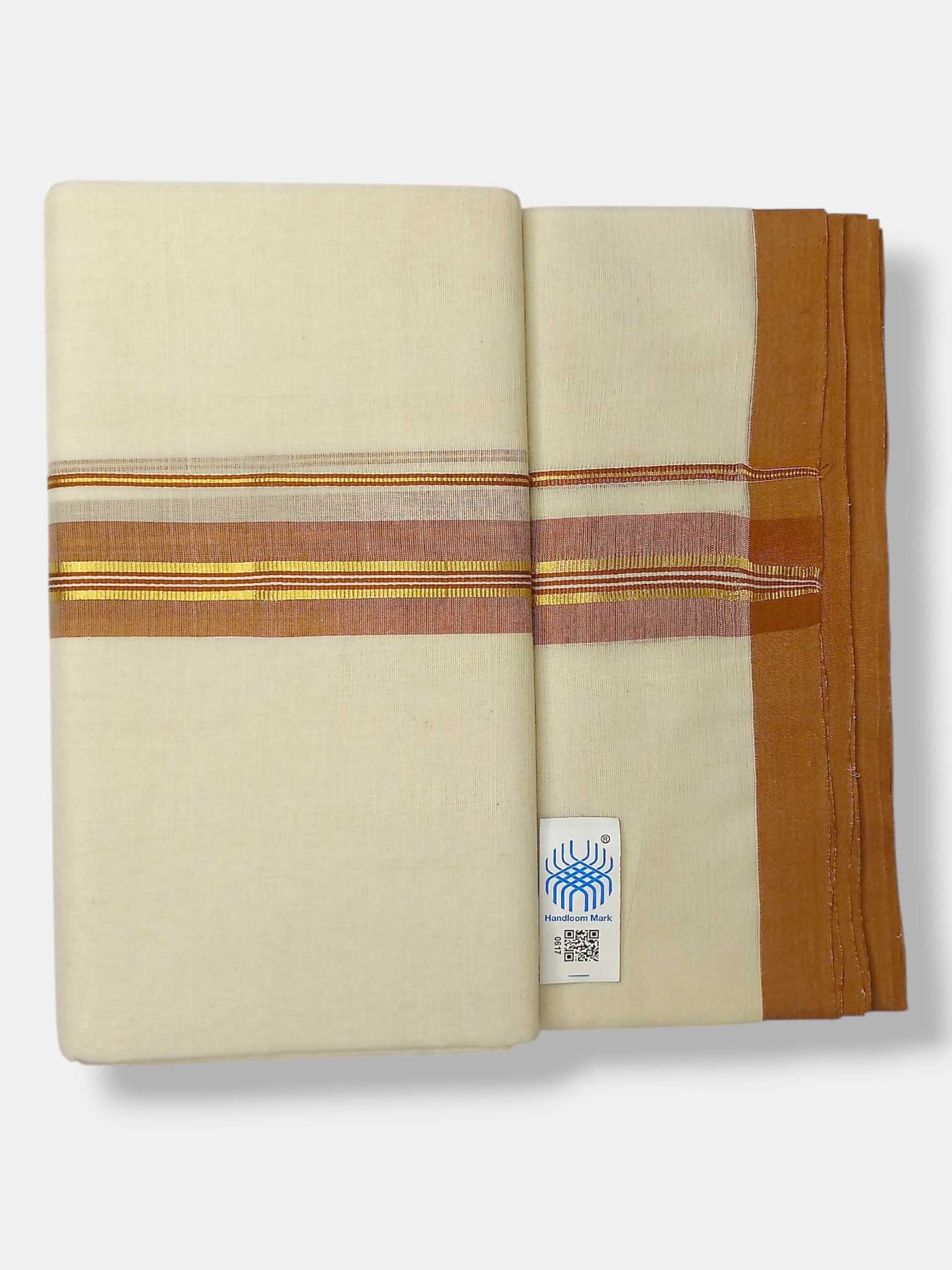 Kerala Balaramapuram Pure Cotton Handloom Mundu/Dhoti