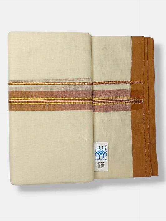 Kerala Balaramapuram Pure Cotton Handloom Mundu/Dhoti