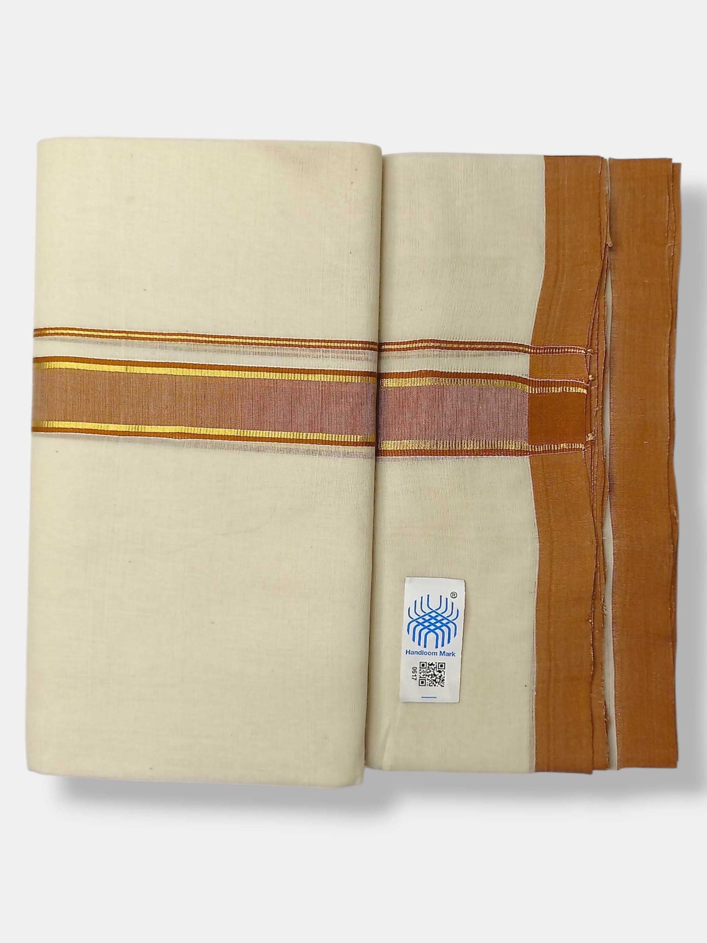 Kerala Balaramapuram Pure Cotton Handloom Mundu/Dhoti