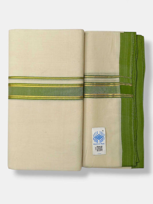 Kerala Balaramapuram Pure Cotton Handloom Mundu/Dhoti