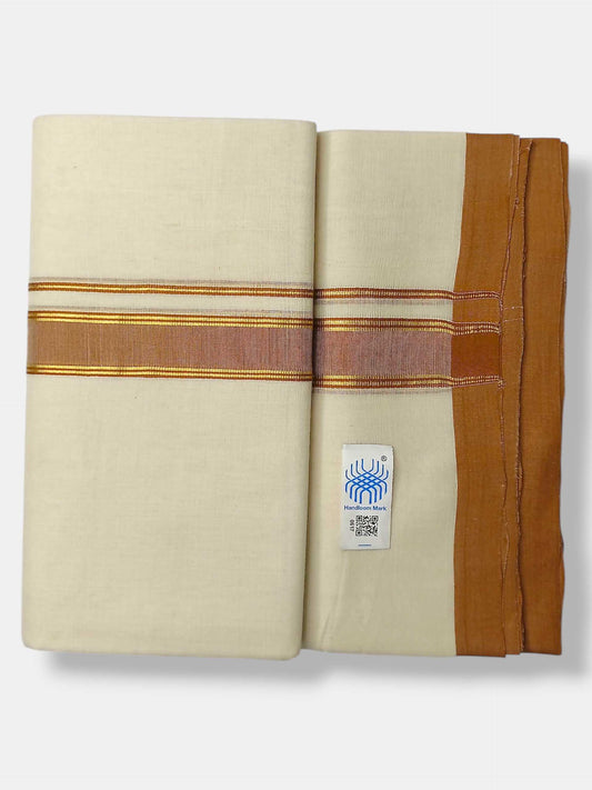 Kerala Balaramapuram Pure Cotton Handloom Mundu/Dhoti