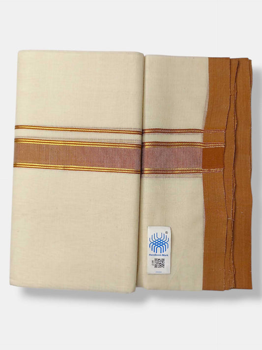 Kerala Balaramapuram Pure Cotton Handloom Mundu/Dhoti