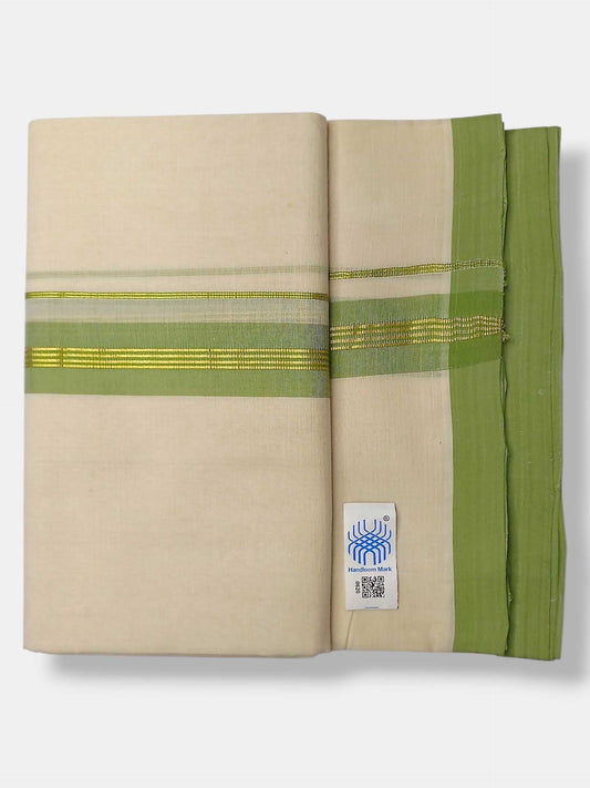 Kerala Balaramapuram Pure Cotton Handloom Mundu/Dhoti