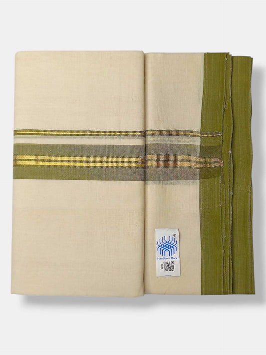 Kerala Balaramapuram Pure Cotton Handloom Mundu/Dhoti