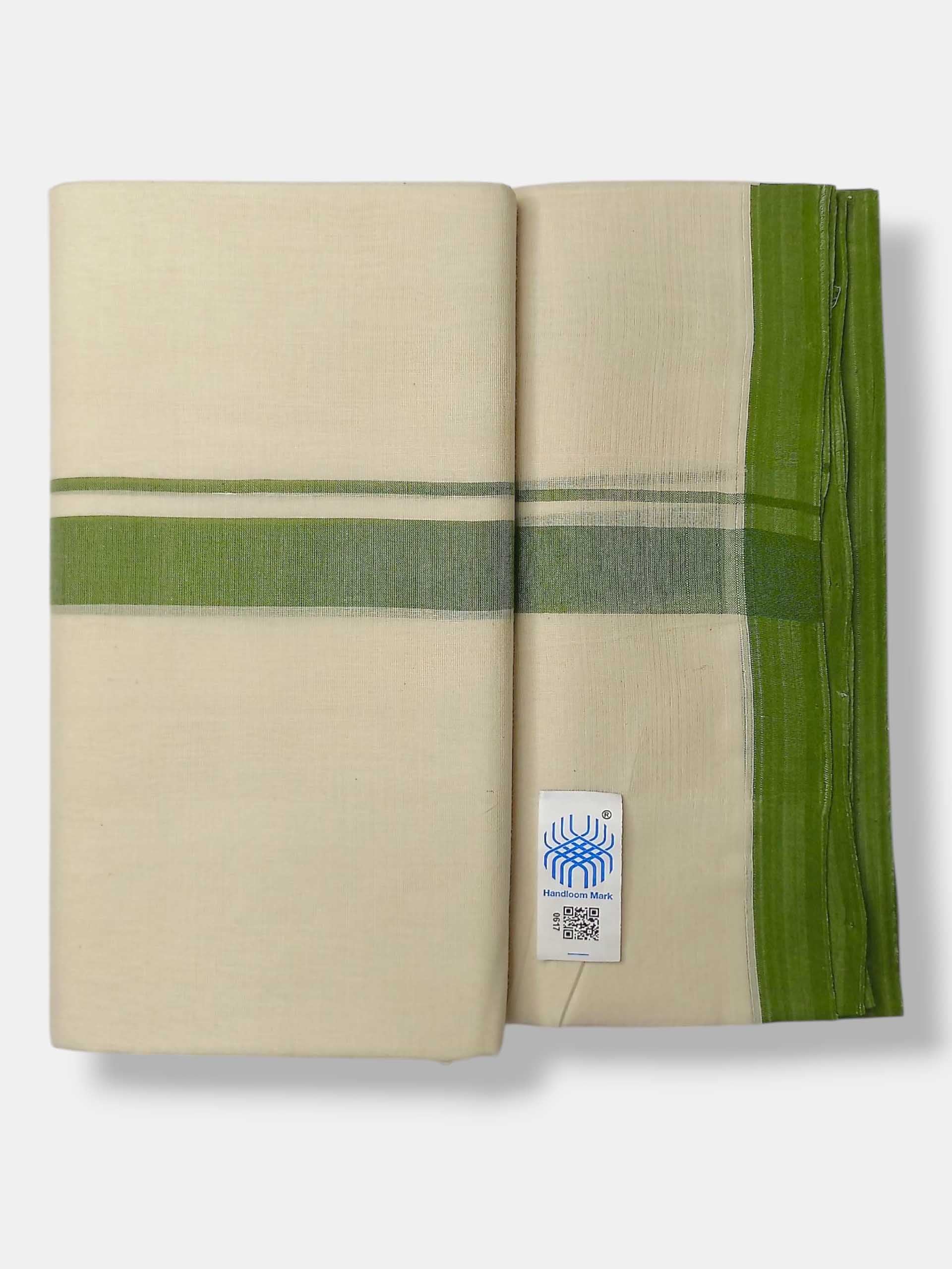 Kerala Balaramapuram Pure Cotton Handloom Mundu/Dhoti