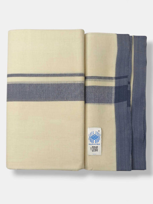 Kerala Balaramapuram Pure Cotton Handloom Mundu/Dhoti