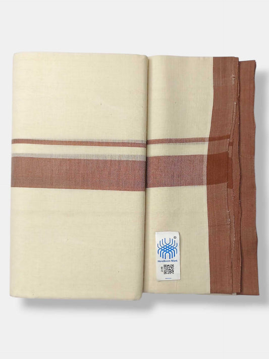 Kerala Balaramapuram Pure Cotton Handloom Mundu/Dhoti