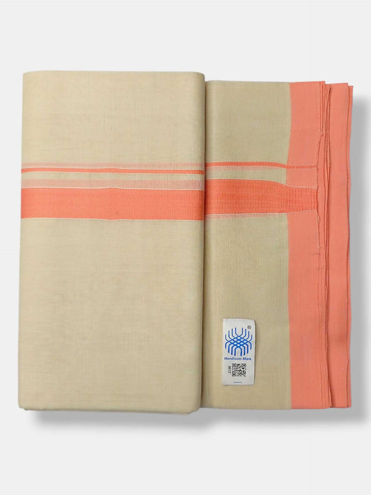 Kerala Balaramapuram Pure Cotton Handloom Mundu/Dhoti