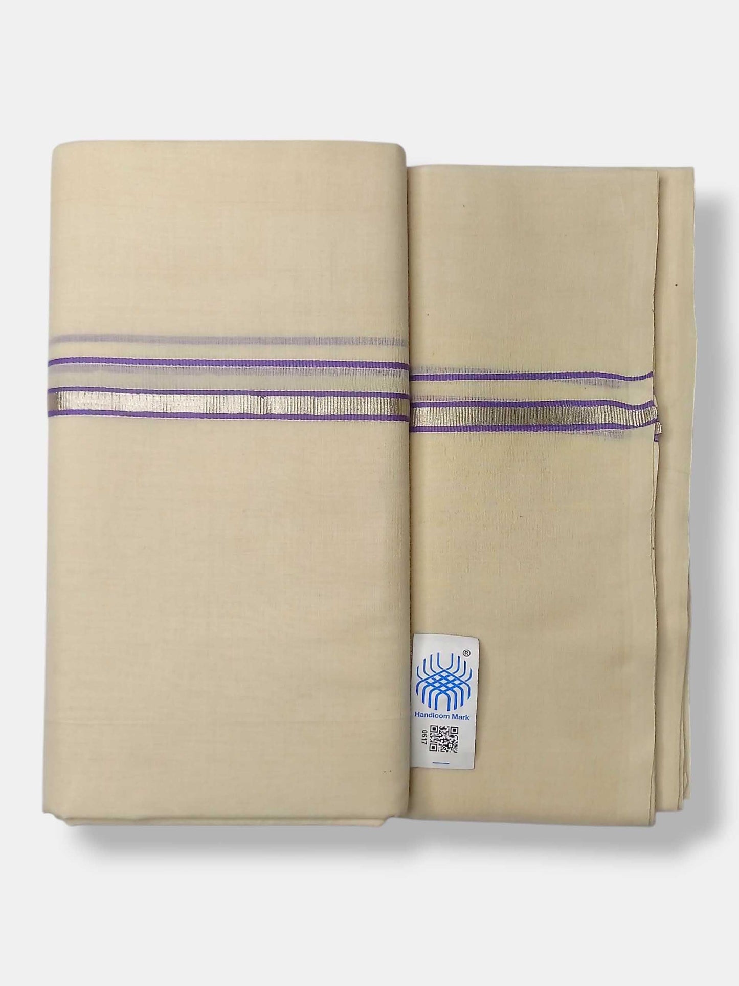 Kerala Balaramapuram Pure Cotton Handloom Mundu/Dhoti
