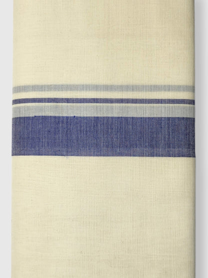 Kerala Balaramapuram Pure Cotton Handloom Mundu/Dhoti