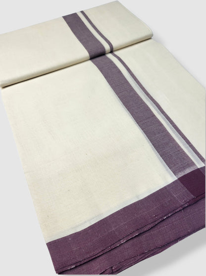 Kerala Balaramapuram Pure Cotton Handloom Mundu/Dhoti