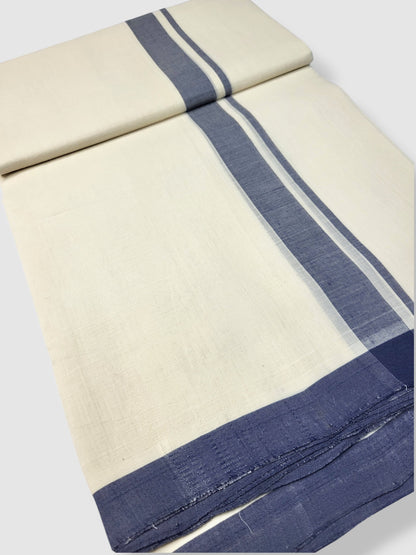 Kerala Balaramapuram Pure Cotton Handloom Mundu/Dhoti
