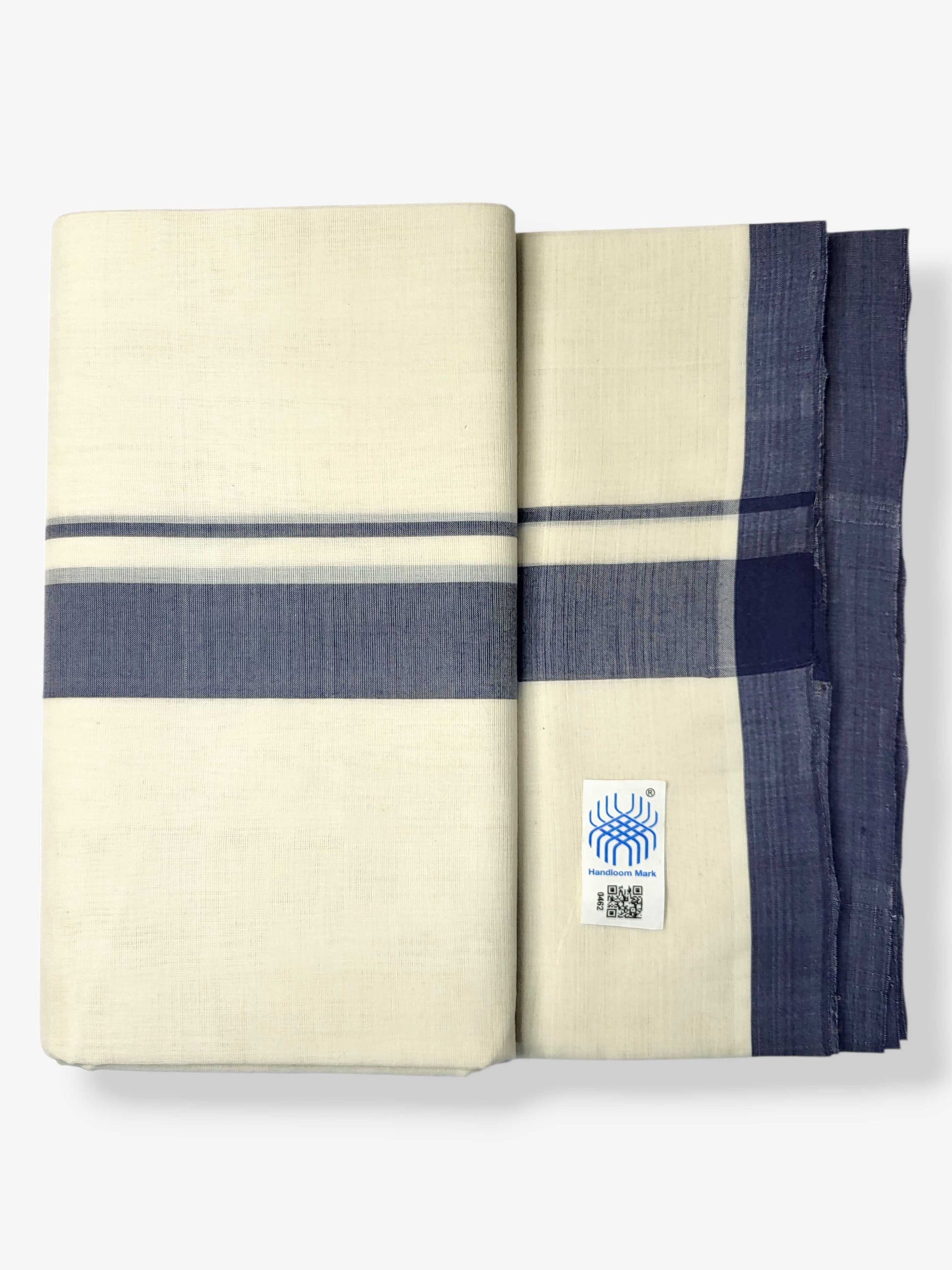 Kerala Balaramapuram Pure Cotton Handloom Mundu/Dhoti