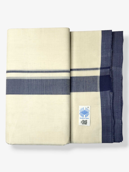 Kerala Balaramapuram Pure Cotton Handloom Mundu/Dhoti