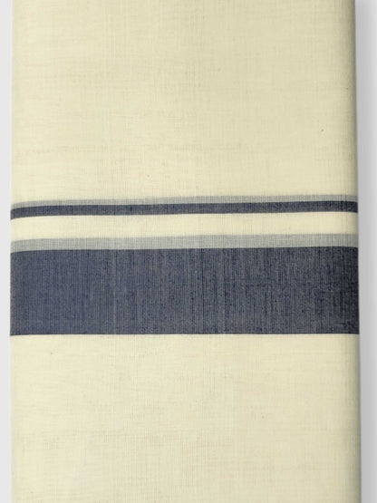 Kerala Balaramapuram Pure Cotton Handloom Mundu/Dhoti