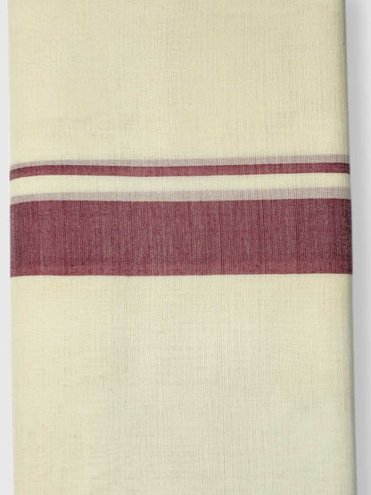 Kerala Balaramapuram Pure Cotton Handloom Mundu/Dhoti