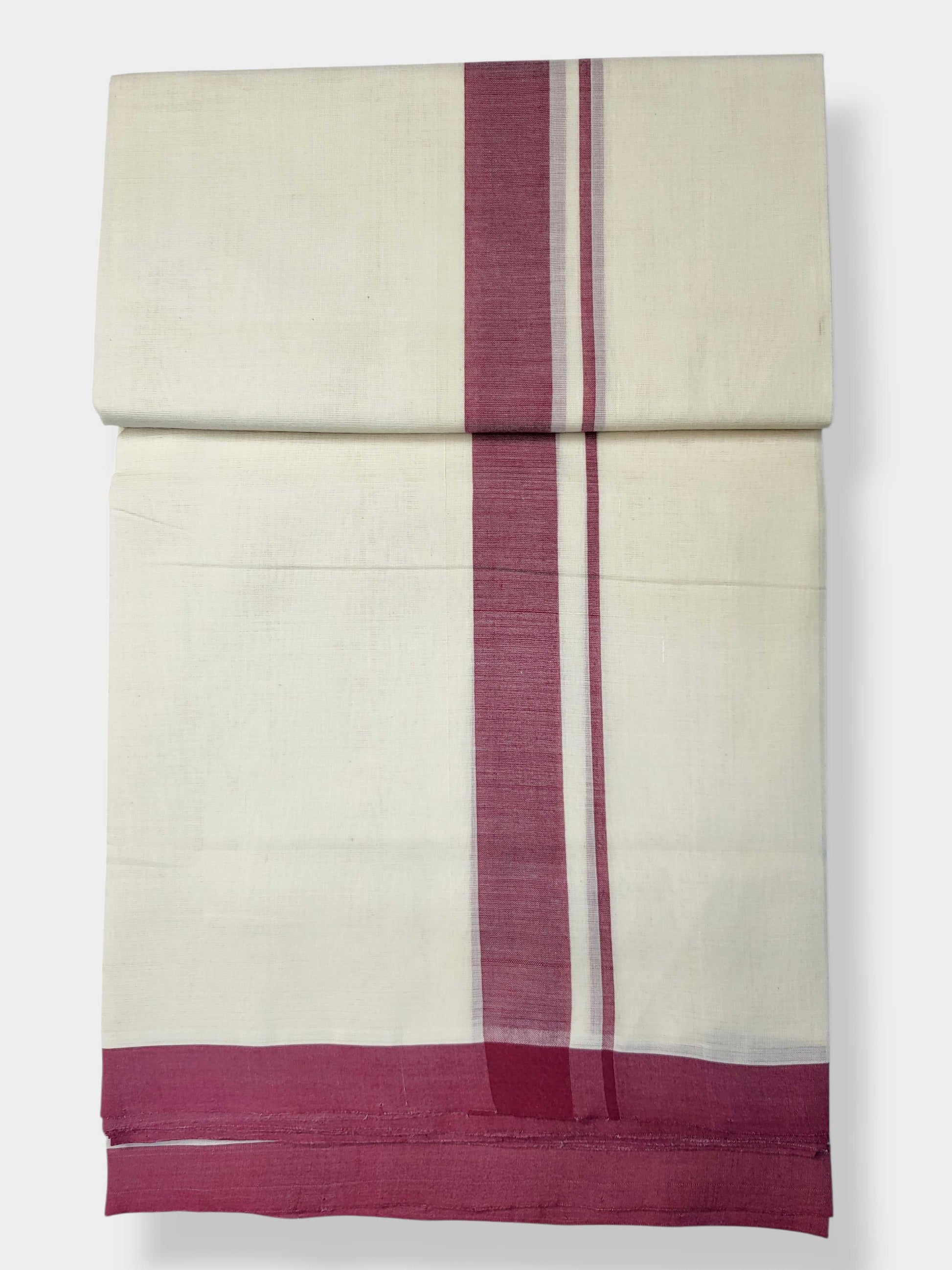 Kerala Balaramapuram Pure Cotton Handloom Mundu/Dhoti