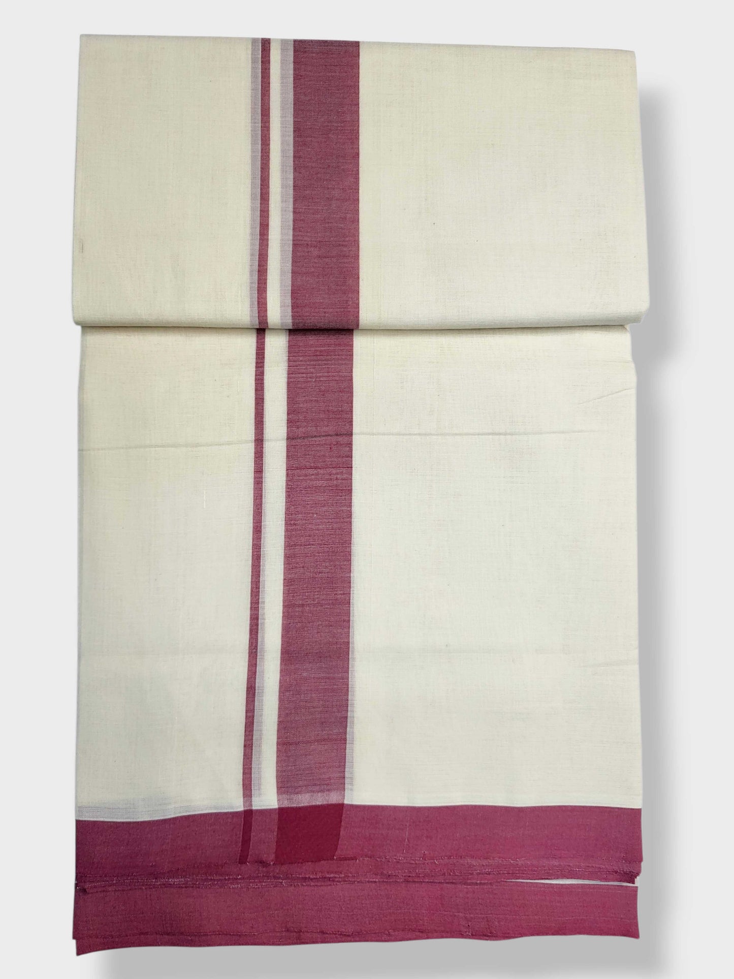 Kerala Balaramapuram Pure Cotton Handloom Mundu/Dhoti
