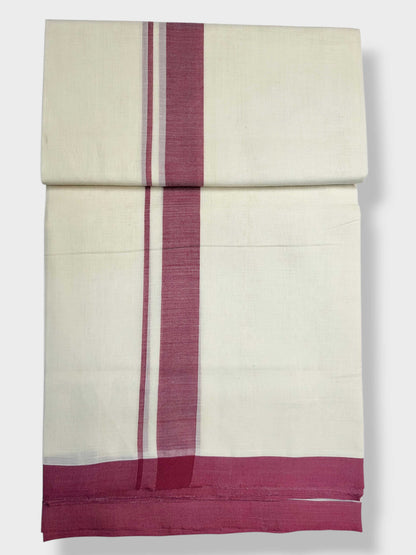 Kerala Balaramapuram Pure Cotton Handloom Mundu/Dhoti