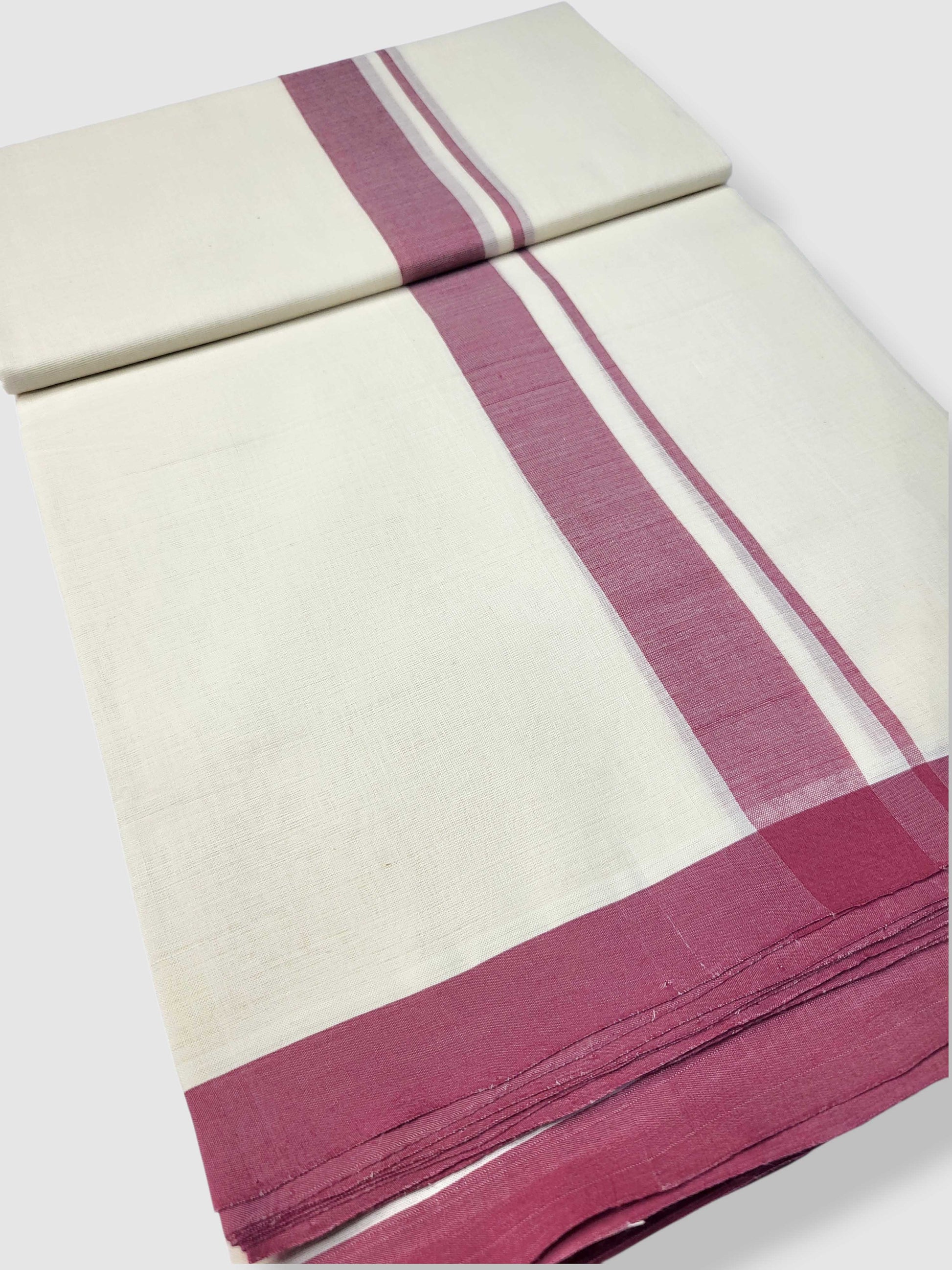 Kerala Balaramapuram Pure Cotton Handloom Mundu/Dhoti