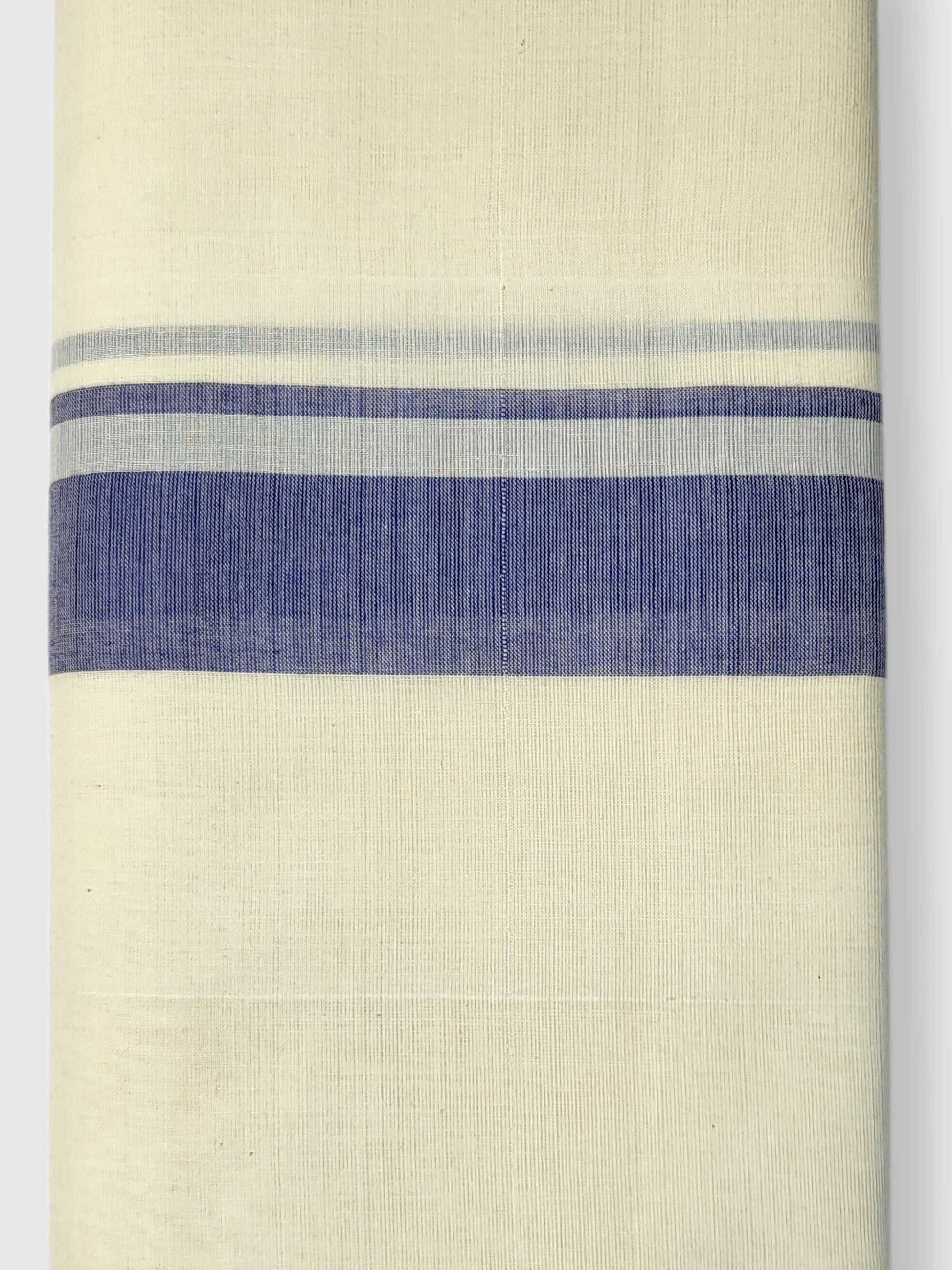Kerala Balaramapuram Pure Cotton Handloom Mundu/Dhoti