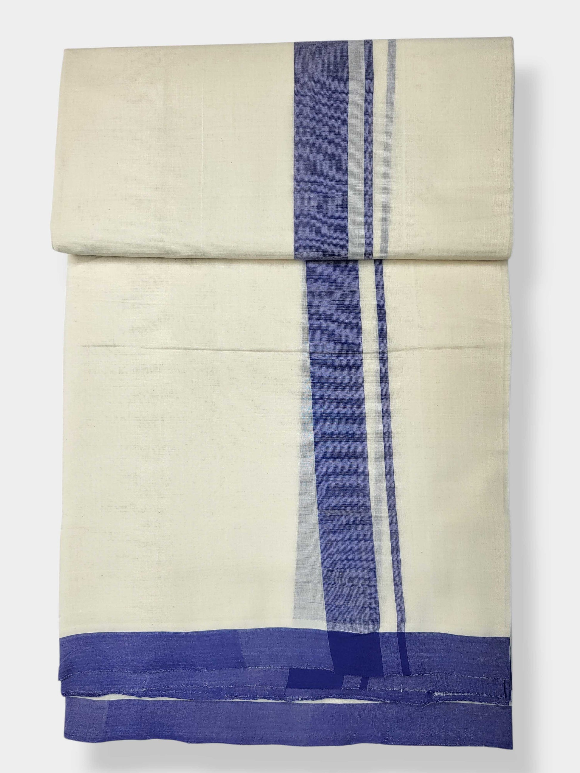 Kerala Balaramapuram Pure Cotton Handloom Mundu/Dhoti