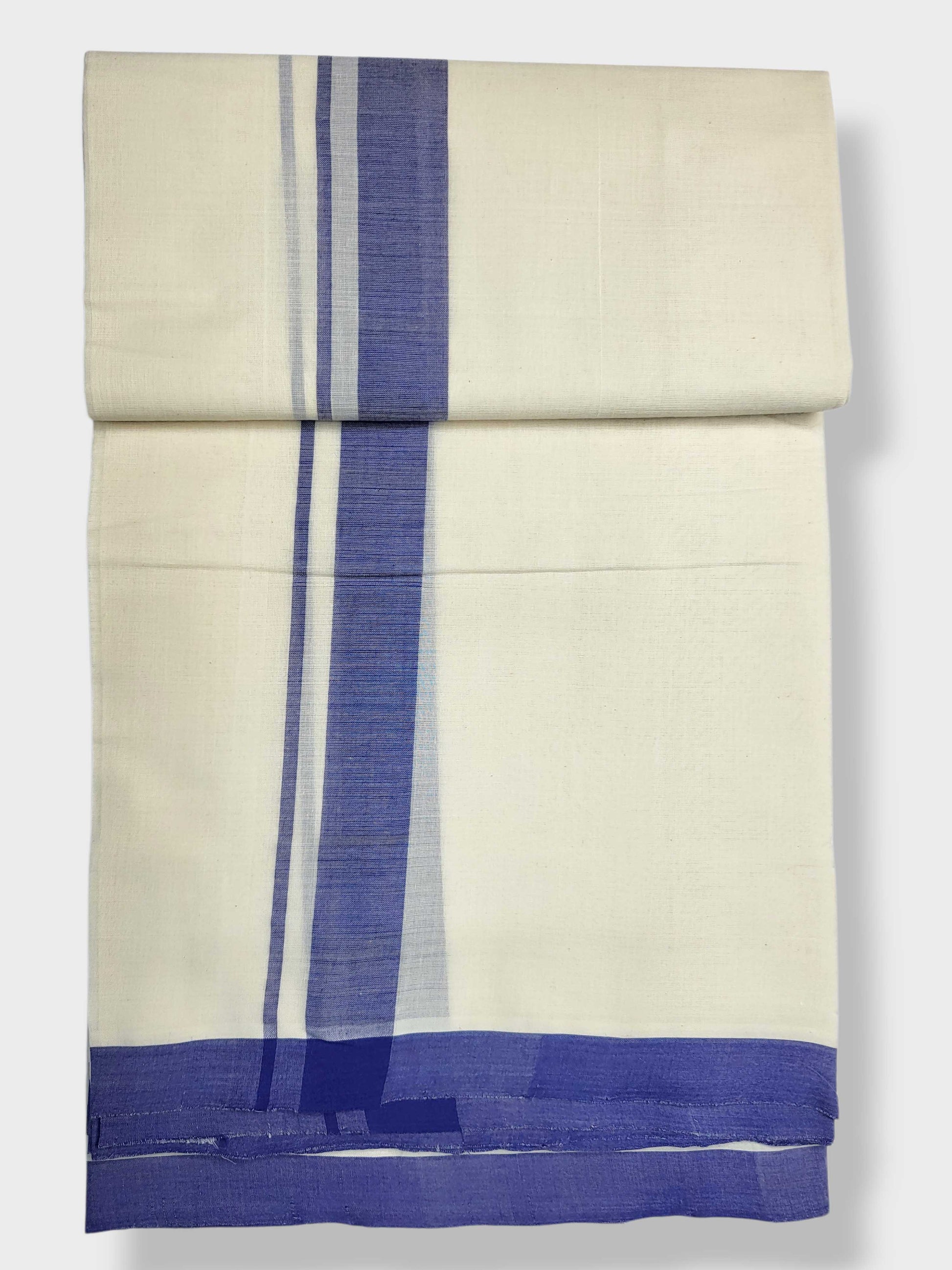 Kerala Balaramapuram Pure Cotton Handloom Mundu/Dhoti