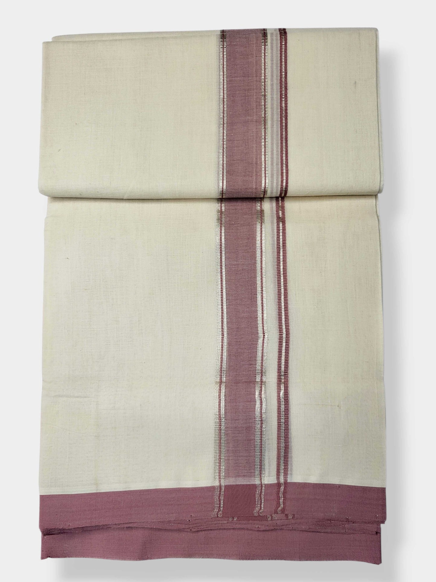 Kerala Balaramapuram Pure Cotton Handloom Mundu/Dhoti