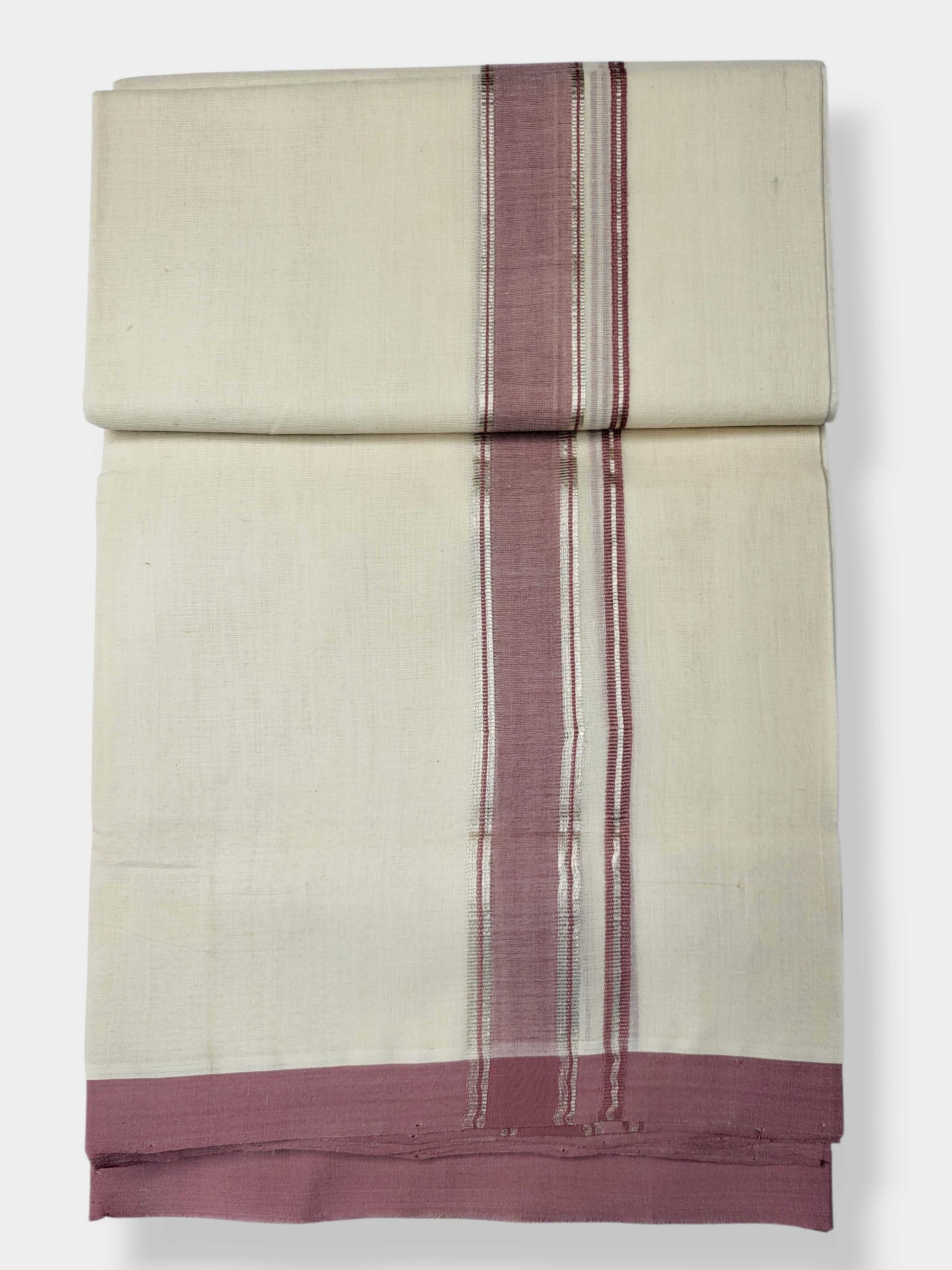 Kerala Balaramapuram Pure Cotton Handloom Mundu/Dhoti