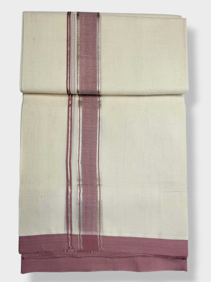 Kerala Balaramapuram Pure Cotton Handloom Mundu/Dhoti