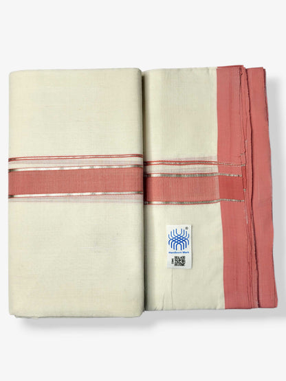 Kerala Balaramapuram Pure Cotton Handloom Mundu/Dhoti