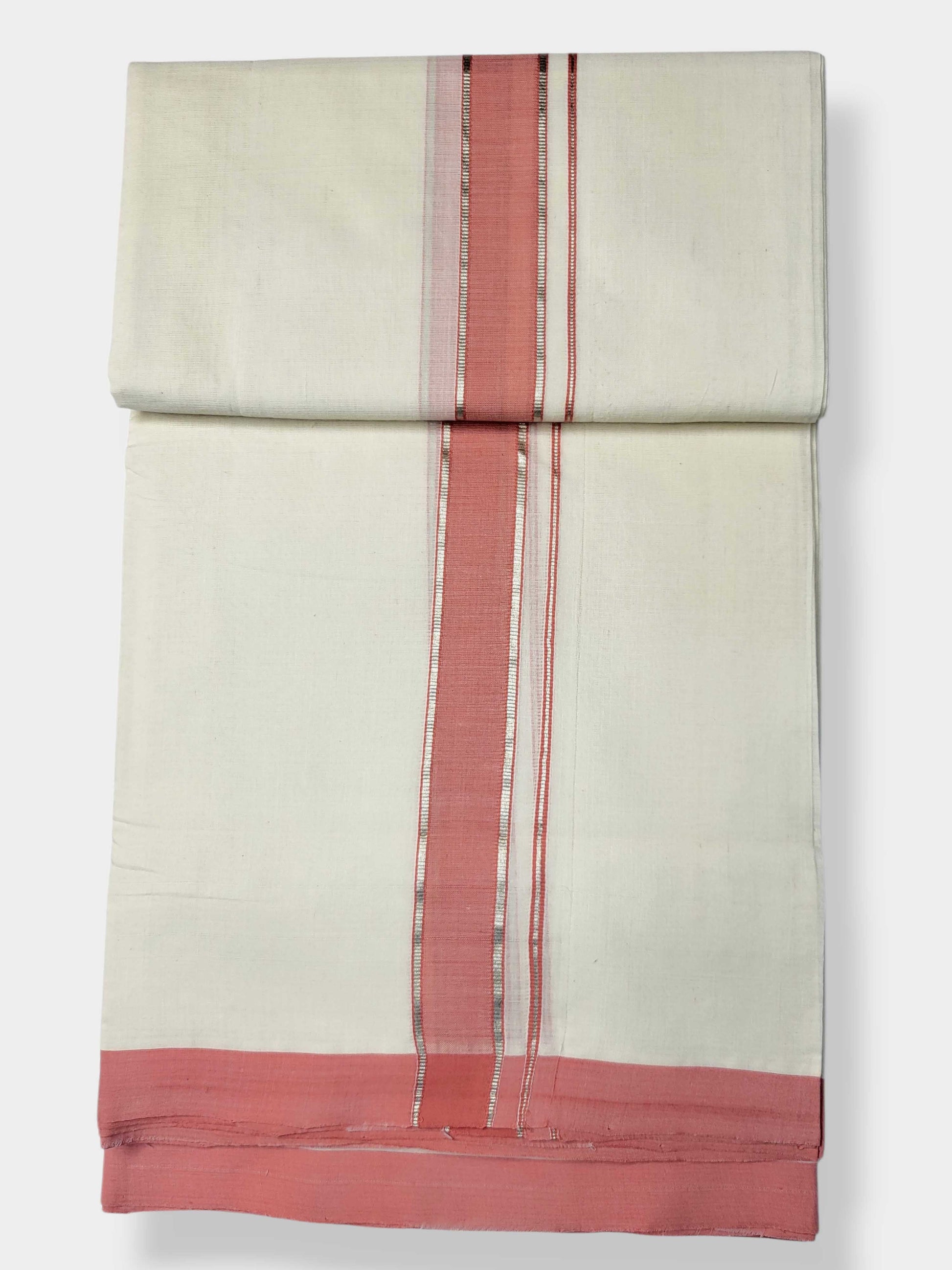 Kerala Balaramapuram Pure Cotton Handloom Mundu/Dhoti