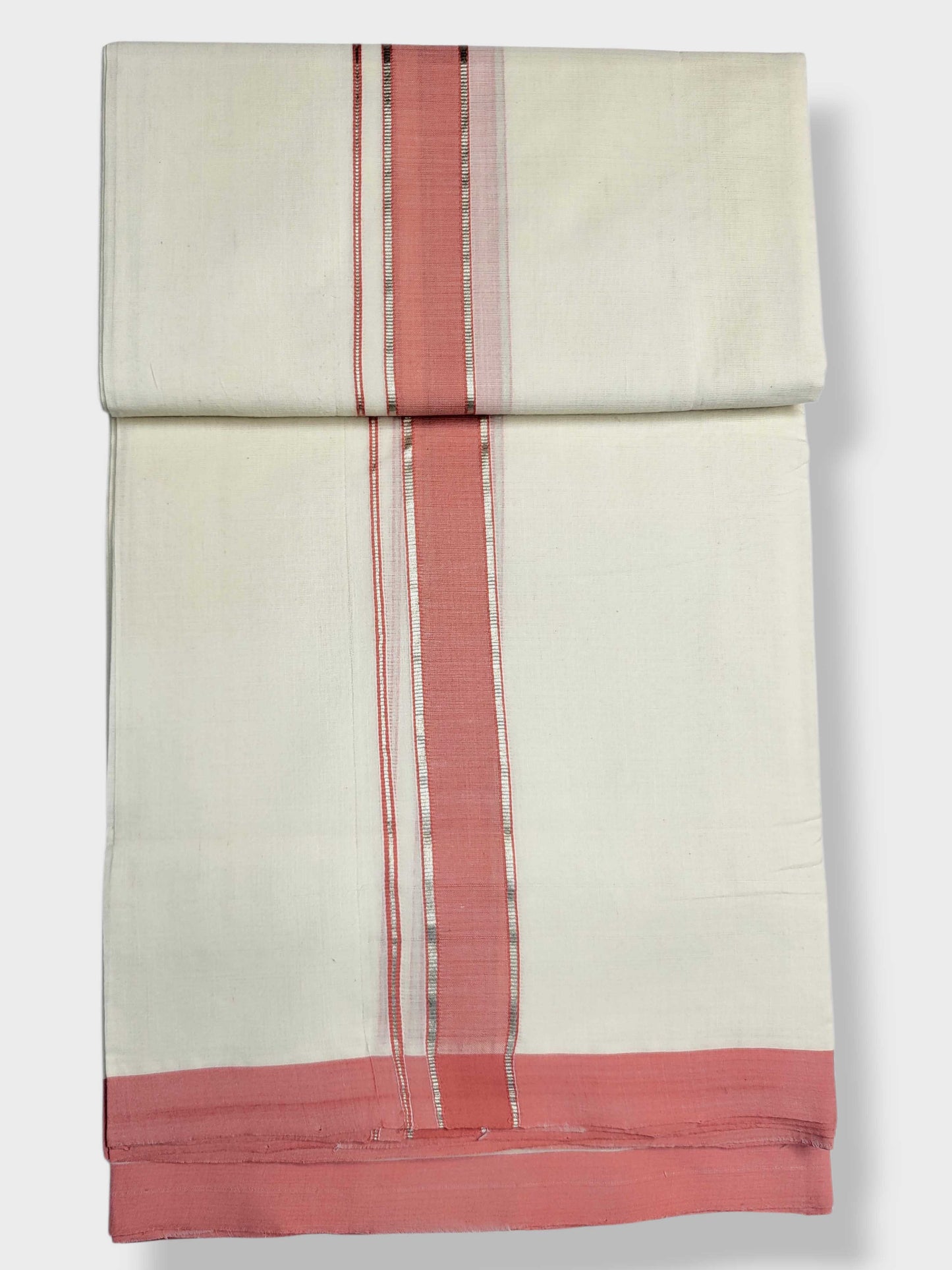 Kerala Balaramapuram Pure Cotton Handloom Mundu/Dhoti