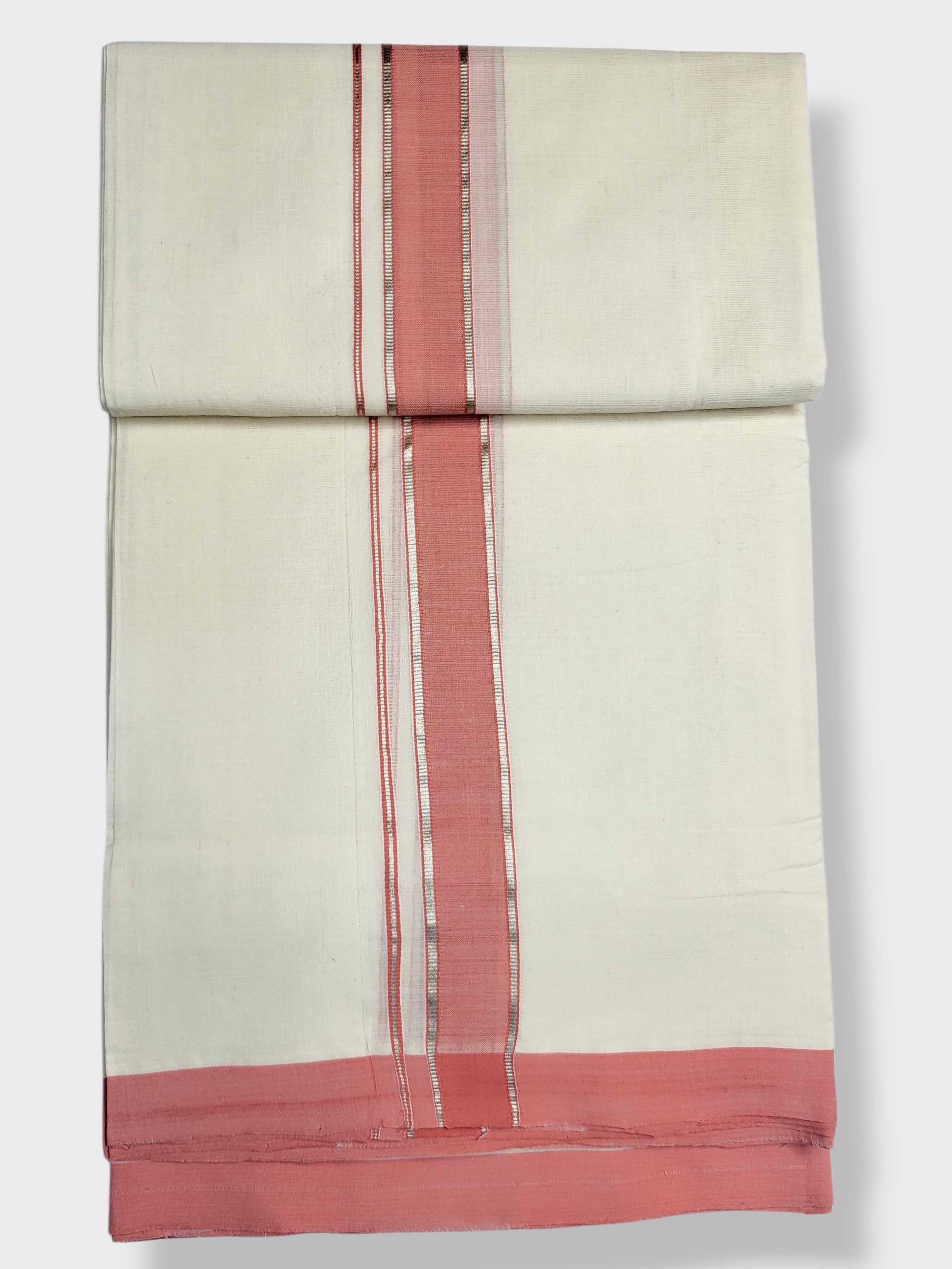 Kerala Balaramapuram Pure Cotton Handloom Mundu/Dhoti